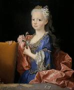 Jean-Franc Millet Portrait of Maria Ana Victoria de Borbon oil painting reproduction
